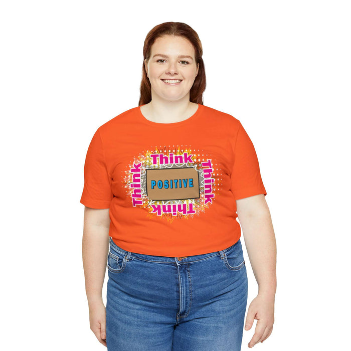 Think Positive T-shirt Just Do It T-shirt Cat lovers t-shirts-custom t
