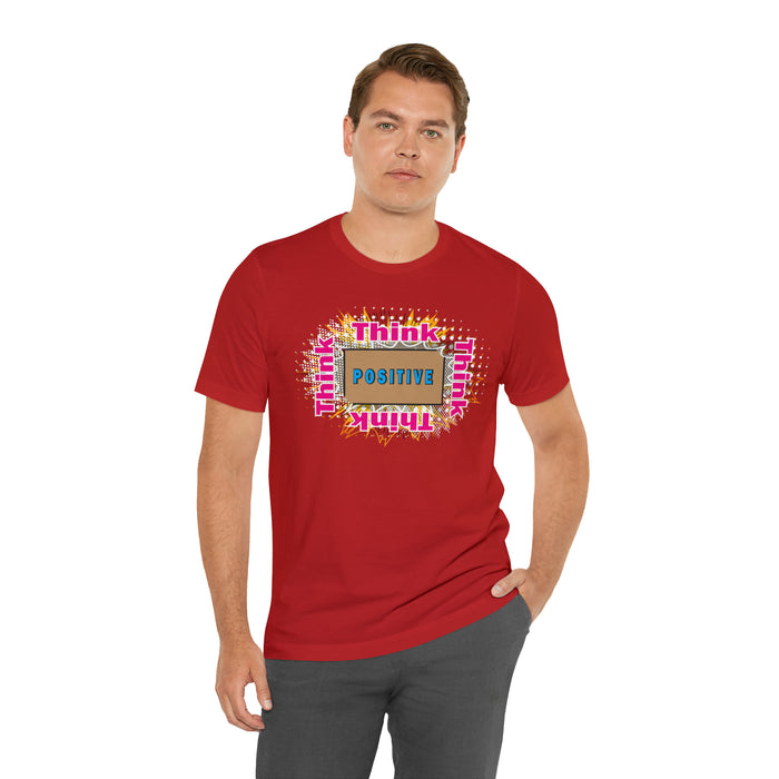 Think Positive T-shirt Just Do It T-shirt Cat lovers t-shirts-custom t
