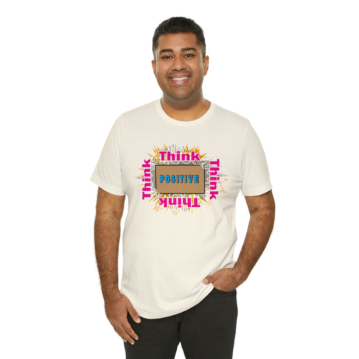 Think Positive T-shirt Just Do It T-shirt Cat lovers t-shirts-custom t