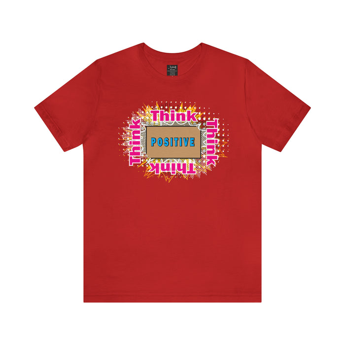 Think Positive T-shirt Just Do It T-shirt Cat lovers t-shirts-custom t