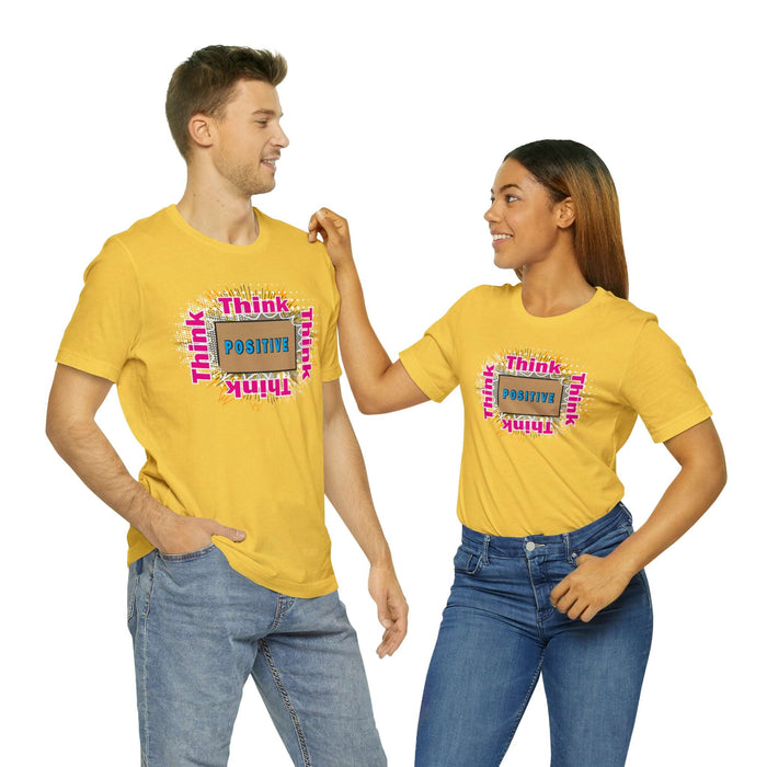 Think Positive T-shirt Just Do It T-shirt Cat lovers t-shirts-custom t