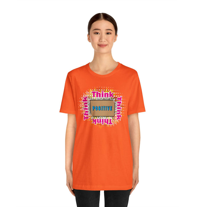 Think Positive T-shirt Just Do It T-shirt Cat lovers t-shirts-custom t