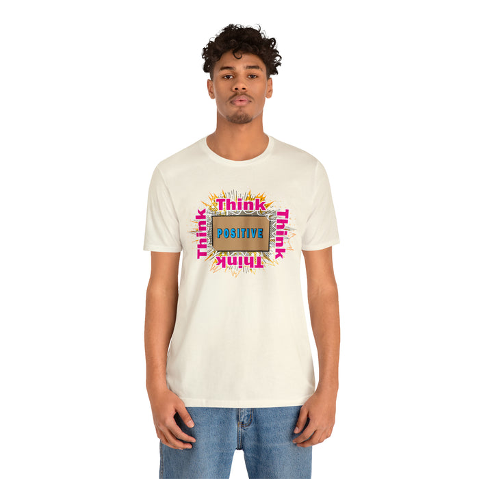Think Positive T-shirt Just Do It T-shirt Cat lovers t-shirts-custom t