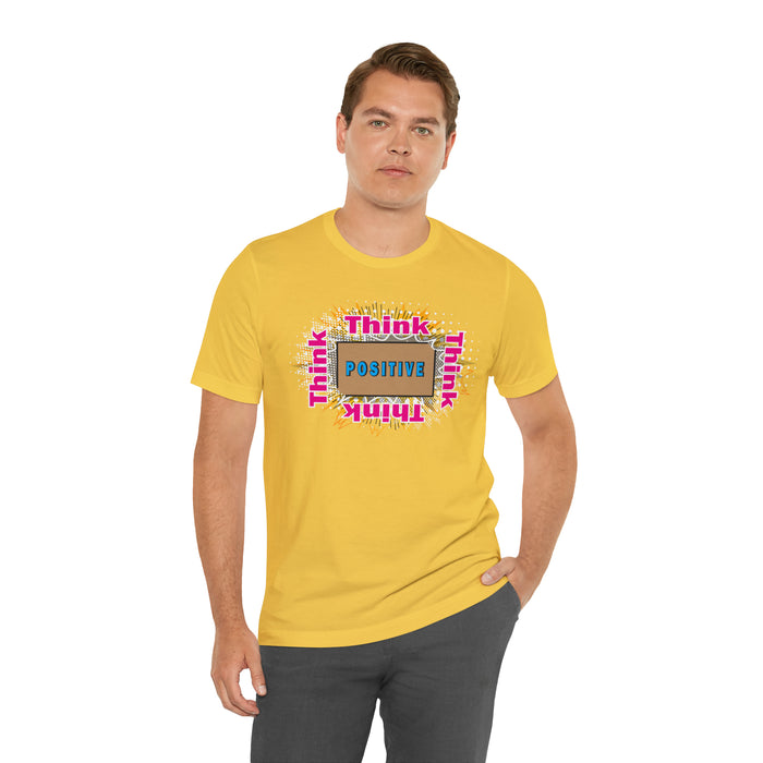 Think Positive T-shirt Just Do It T-shirt Cat lovers t-shirts-custom t