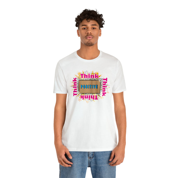 Think Positive T-shirt Just Do It T-shirt Cat lovers t-shirts-custom t