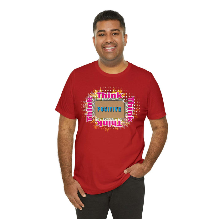 Think Positive T-shirt Just Do It T-shirt Cat lovers t-shirts-custom t