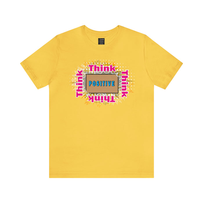 Think Positive T-shirt Just Do It T-shirt Cat lovers t-shirts-custom t