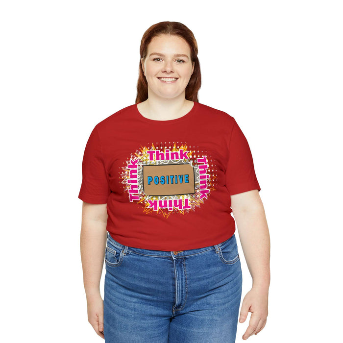 Think Positive T-shirt Just Do It T-shirt Cat lovers t-shirts-custom t