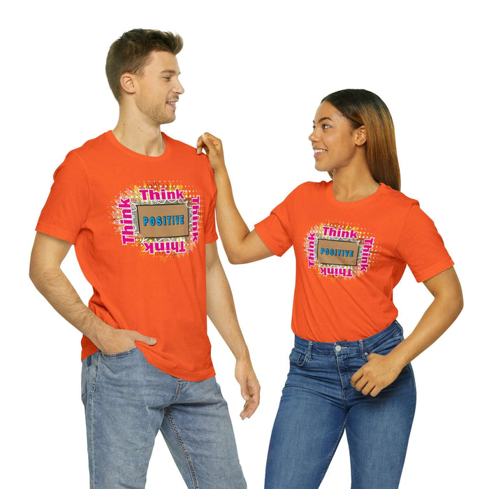 Think Positive T-shirt Just Do It T-shirt Cat lovers t-shirts-custom t