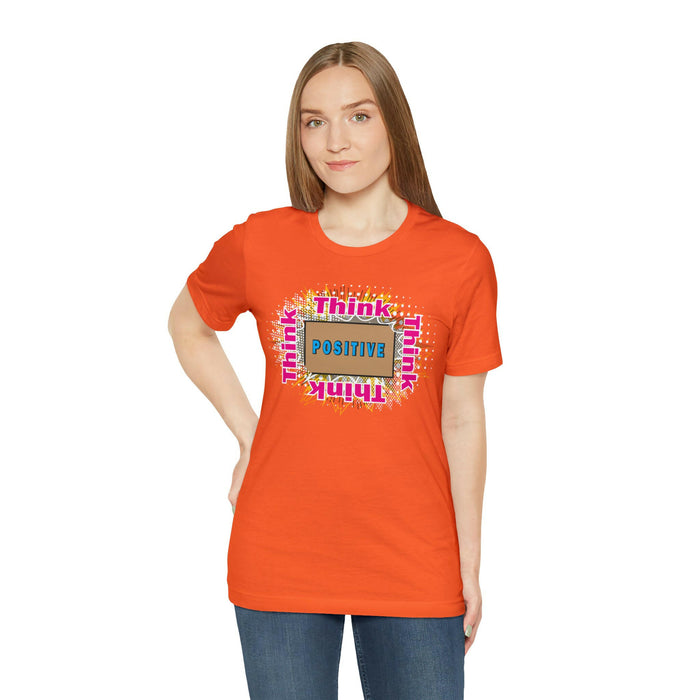Think Positive T-shirt Just Do It T-shirt Cat lovers t-shirts-custom t