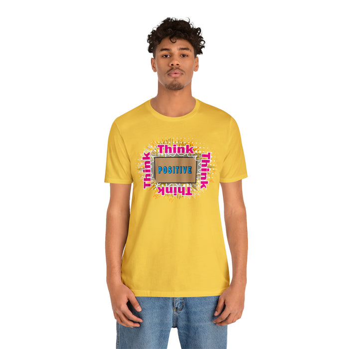 Think Positive T-shirt Just Do It T-shirt Cat lovers t-shirts-custom t