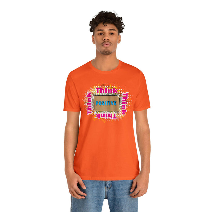 Think Positive T-shirt Just Do It T-shirt Cat lovers t-shirts-custom t