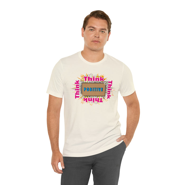 Think Positive T-shirt Just Do It T-shirt Cat lovers t-shirts-custom t
