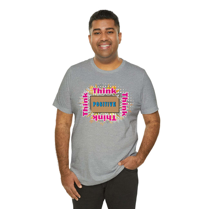 Think Positive T-shirt Just Do It T-shirt Cat lovers t-shirts-custom t