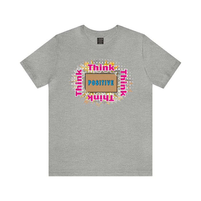Think Positive T-shirt Just Do It T-shirt Cat lovers t-shirts-custom t