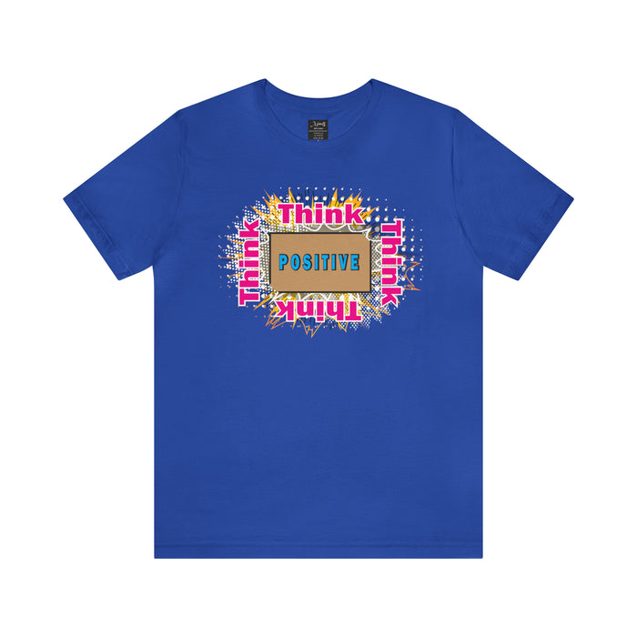 Think Positive T-shirt Just Do It T-shirt Cat lovers t-shirts-custom t