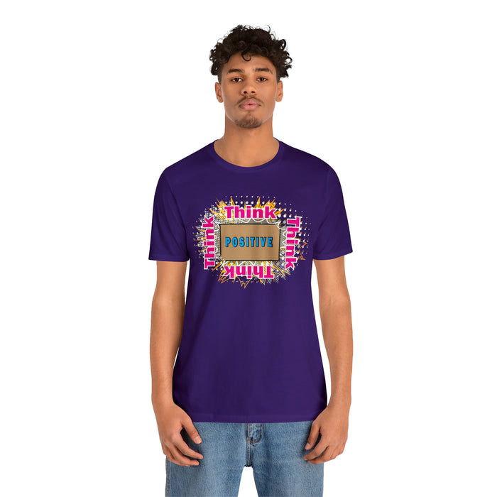 Think Positive T-shirt Just Do It T-shirt Cat lovers t-shirts-custom t