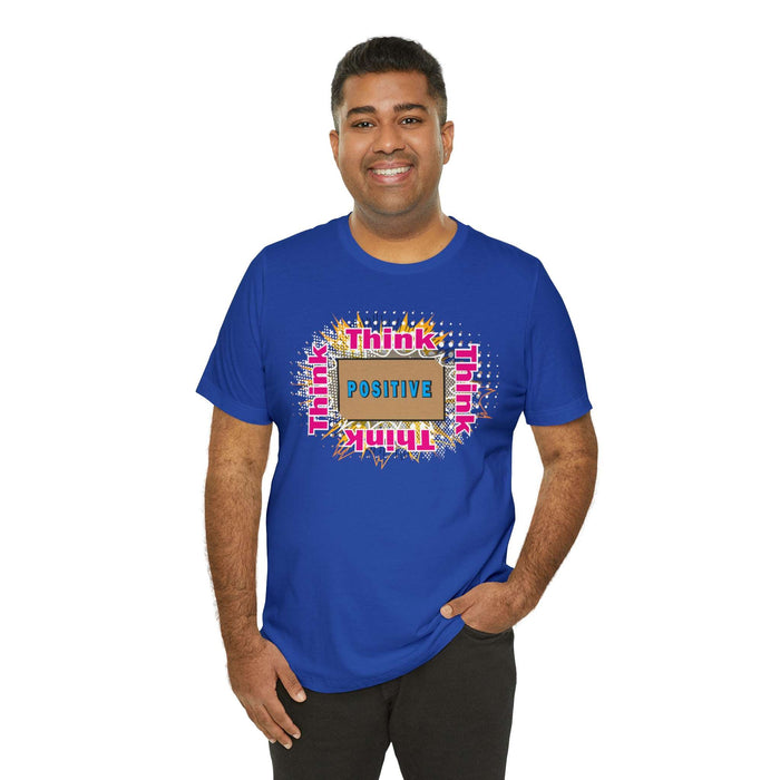 Think Positive T-shirt Just Do It T-shirt Cat lovers t-shirts-custom t