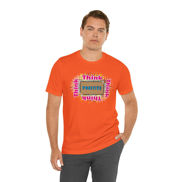 Think Positive T-shirt Just Do It T-shirt Cat lovers t-shirts-custom t