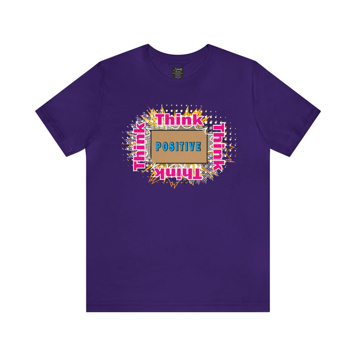 Think Positive T-shirt Just Do It T-shirt Cat lovers t-shirts-custom t