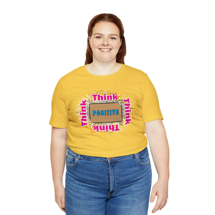 Think Positive T-shirt Just Do It T-shirt Cat lovers t-shirts-custom t