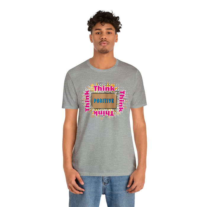 Think Positive T-shirt Just Do It T-shirt Cat lovers t-shirts-custom t