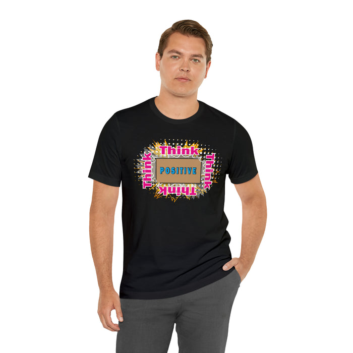 Think Positive T-shirt Just Do It T-shirt Cat lovers t-shirts-custom t