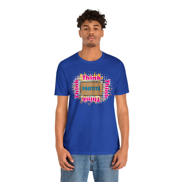 Think Positive T-shirt Just Do It T-shirt Cat lovers t-shirts-custom t