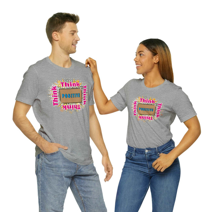 Think Positive T-shirt Just Do It T-shirt Cat lovers t-shirts-custom t