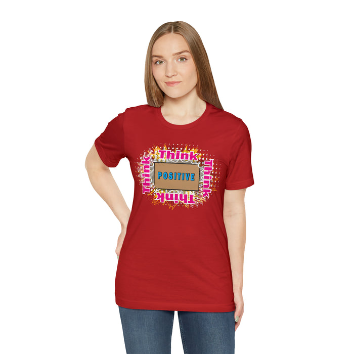 Think Positive T-shirt Just Do It T-shirt Cat lovers t-shirts-custom t