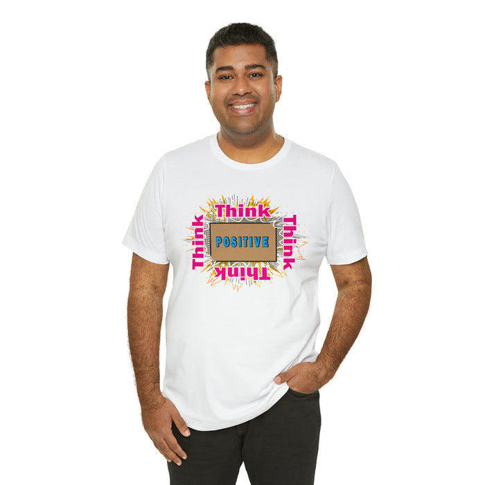 Think Positive T-shirt Just Do It T-shirt Cat lovers t-shirts-custom t