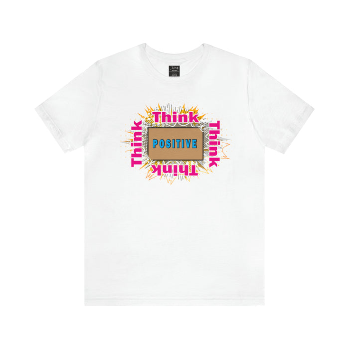 Think Positive T-shirt Just Do It T-shirt Cat lovers t-shirts-custom t