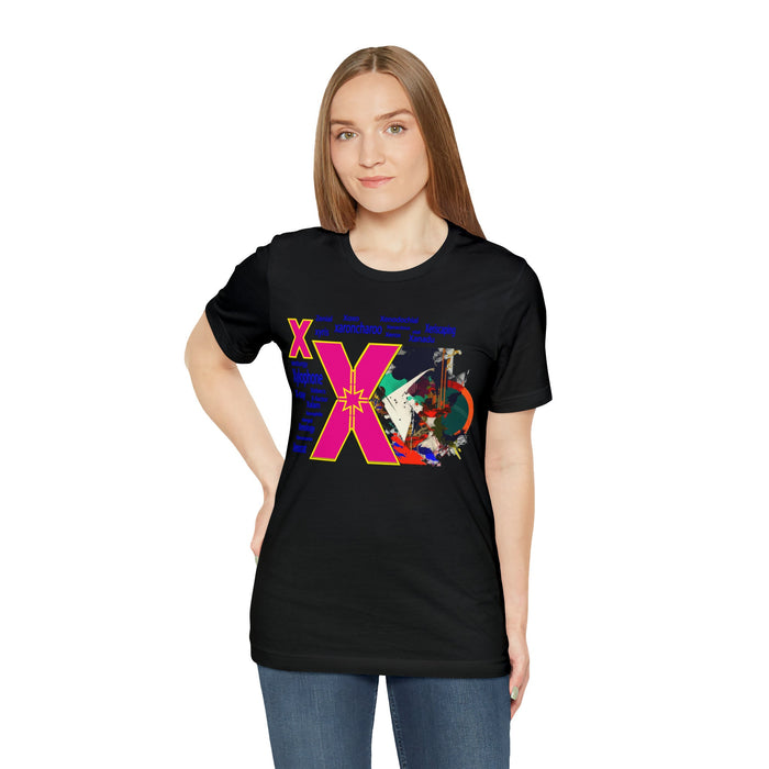 X Alphabet T-shirt | XOXO design shirts | X Factor Streetwear | Zenial street style | Fresh Casual t shirt | Zenology Mom