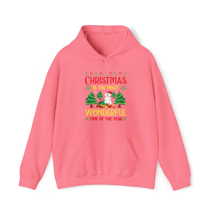 Christmas T-shirt Most Wonderful Time of the Year | Christmas Oversize hoodie | Graphic Women Hooded Sweatshirt
