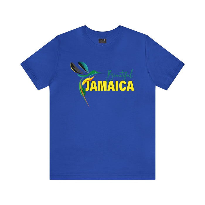 Beautiful Jamaica T shirts | Oversize Men Dress Shirt Big Women Unique Tee | Unisex Slim fit Jersey Short Sleeve Tee